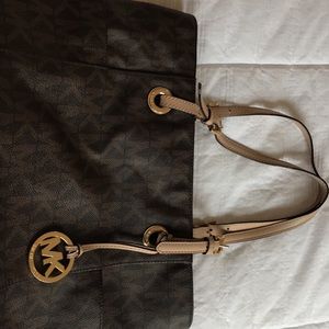 Michael Kors brown signature bag